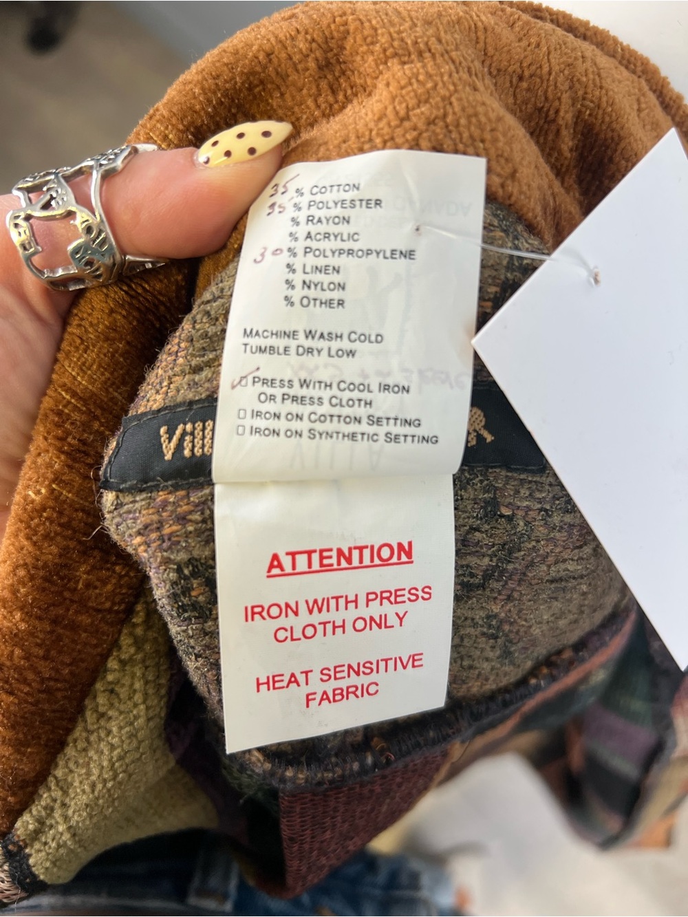 Vintage Villa Factory made in Canada Women's Jacket - Rustic Autumn Hues - Picture 6 of 10